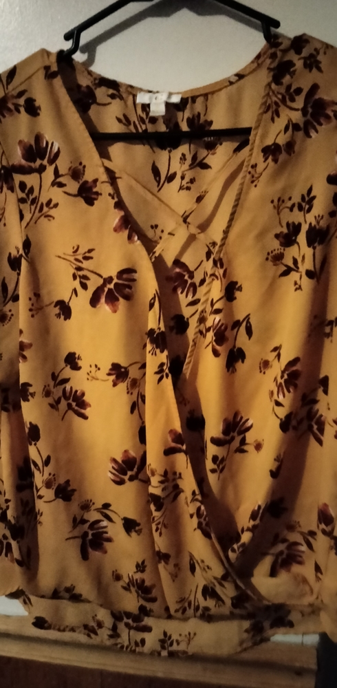 Golden dress shirt